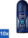 Nivea Men Déodorant Roll-on Dry Fresh 50 ml - 10 pièces