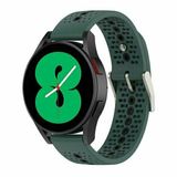 By Qubix - Dot Pattern siliconen bandje - Groen - geschikt voor Huawei Watch GT 6 / GT 7 / GT 6 pro / GT 7 pro - 46mm