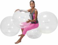 Gymnic Opti Ball 55 - Zitbal en fitnessbal - Transparant - Ø 55 cm