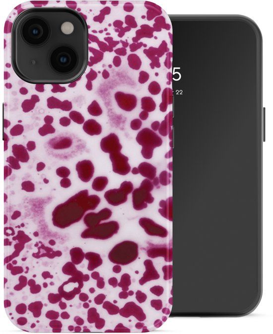 Selencia Hoesje - Geschikt voor Apple iPhone 14 - Backcover geschikt voor MagSafe - Cosmic Orchid