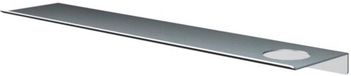 Hotbath &More Planchet 60 cm inclusief bevestigings rails met 1 uitsparing voor een zeepdispenser of beker RVS 316
