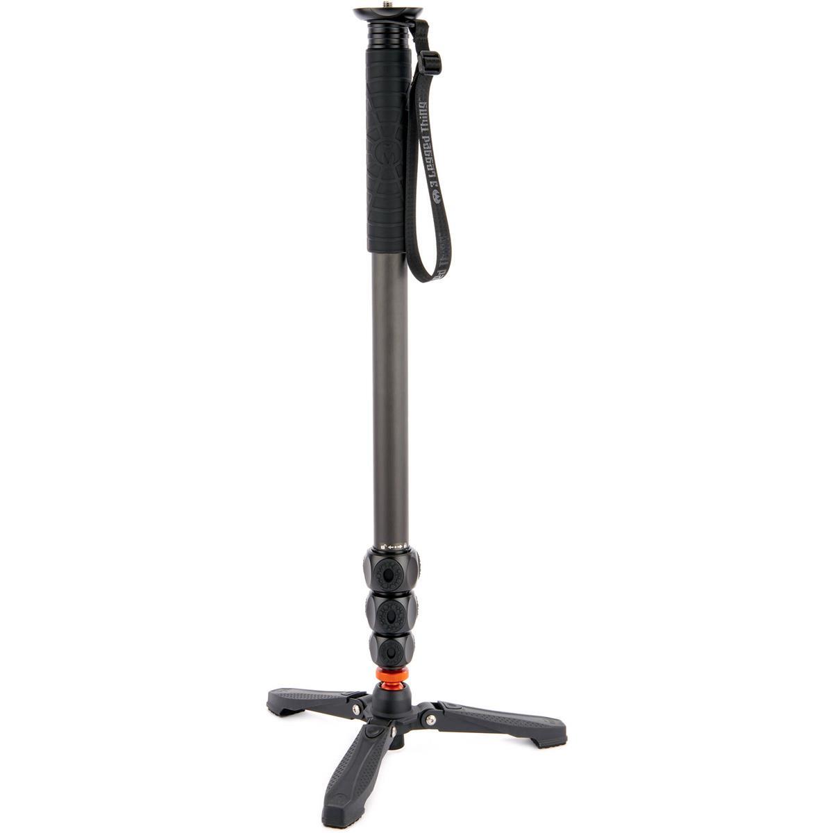 3 Legged Thing 3 Legged Thing Legends Lance Carbon Fibre Monopod with Docz foot stabiliser, darkness