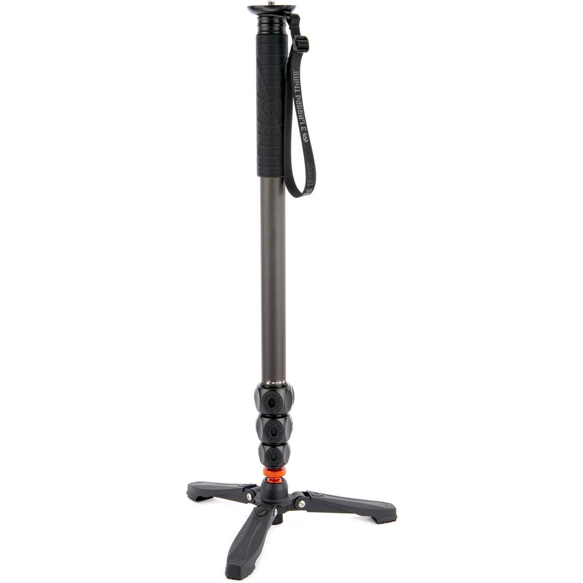 3 Legged Thing Legends Lance Carbon Fibre Monopod with Docz foot stabiliser - Darkness