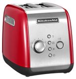 Merkloos Broodrooster Compact - Zwart - 2 brede sleuven - 7 bruiningsniveaus - Warmhoudfunctie en ontdooifunctie