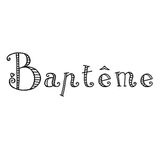 Aladine – stempel voor geboorte – houten staander – verjaarspaart – scrapbooking en creatieve kaarten – motief opschrift doop