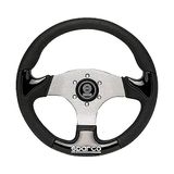 Sparco Universeel Sportstuur P222 - Zwart PU/Aluminium - Diameter 345mm