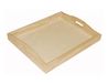 Dienblad Massief grenenhouten dienblad, 30 x 24 x 4 cm