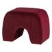 WOOOD Lucen houten poef - rood