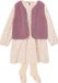 Vertbaudet Ensemble 3 pièces robe pour fille violet doux