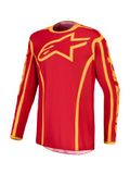 Alpinestars Fluid Apex V2 Motocross-trui Rood/goud M