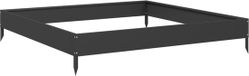 vidaXL Plantenbak verhoogd 100x100x18,5 cm staal