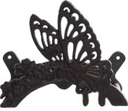Item International Tuinslanghouder Gietijzer Bruin Vlinder 24,5 cm