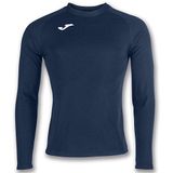 Joma Brama Fleece Shirt Lange Mouw Heren - Marine | Maat: S