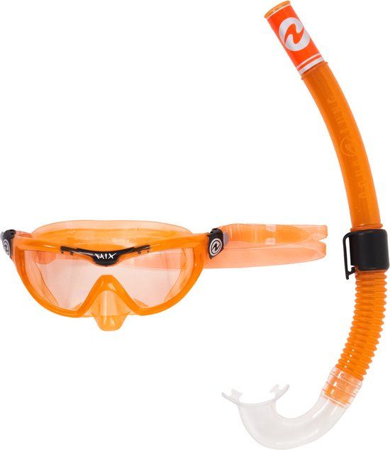 Aqua Lung Sport Mix Combo Snorkelset - Kinderen - Oranje/Zwart