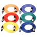 Neewer 6 stuks 1 m audiokabel, XLR stekker naar XLR aansluiting, microfoon, kleurkabels (groen, blauw, paars, rood, geel, oranje)