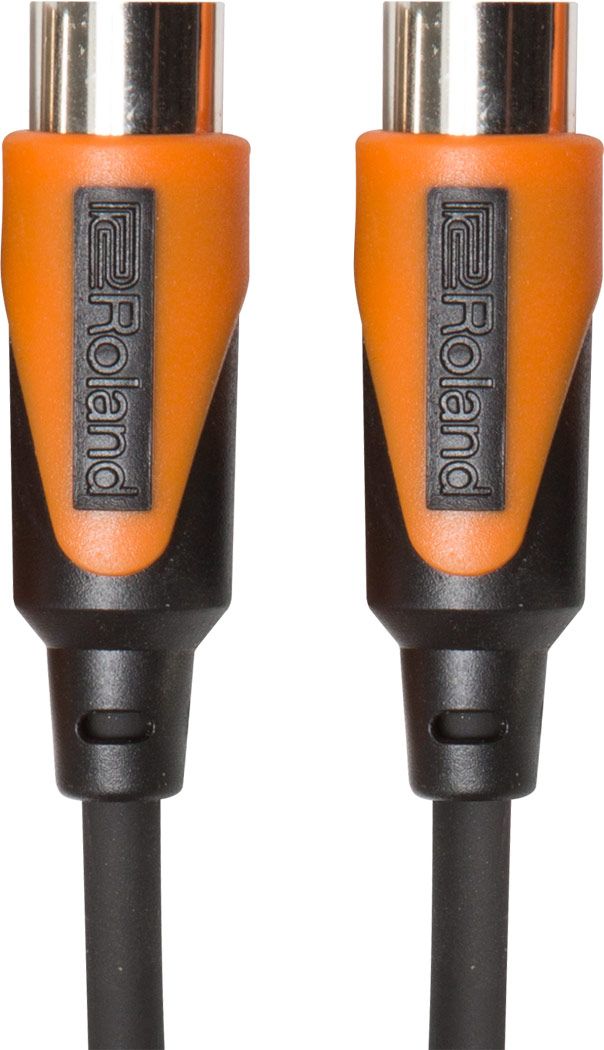 Roland RMIDI-B20 - MIDI Kabel - 6 m - Zwart/Oranje