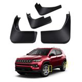 TOPGRIL Spatlappen Kit voor Jeep Compass 2017-2022 Spatbescherming voor en achter 4-delige set