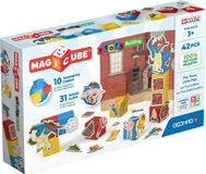 Geomag MagiCube Story Building Three Little Pigs Neodymium magnet toy