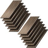 Vicco Akoestisch paneel Sonoa, Walnoot, 12 stuks