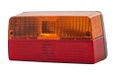 HELLA 2VA 006 356-101 Achterlicht - Halogeen - Geel/Rood