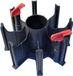 ELMAG Spulenadapter für Drahtrolle 15 kg, 8-armig mit Knebel
