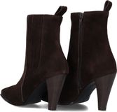 Notre-V 8928 Enkellaarsjes - Enkelboots met rits - Dames - Bruin - Maat 41