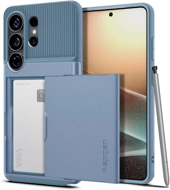 Spigen Slim Armor CS Hoesje voor Samsung Galaxy S26 Ultra - Lichtblauw