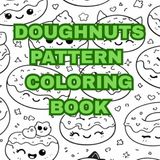 DOUGHNUTS PATTERN COLORING BOOK