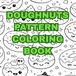 DOUGHNUTS PATTERN COLORING BOOK