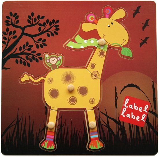 Label-Label Friends Puzzel Giraffe