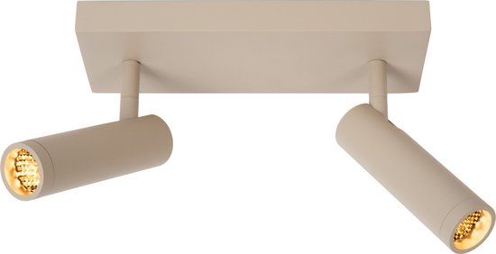 Lucide GRADO - Plafondspot - 2xGU10 (MR11) - Taupe