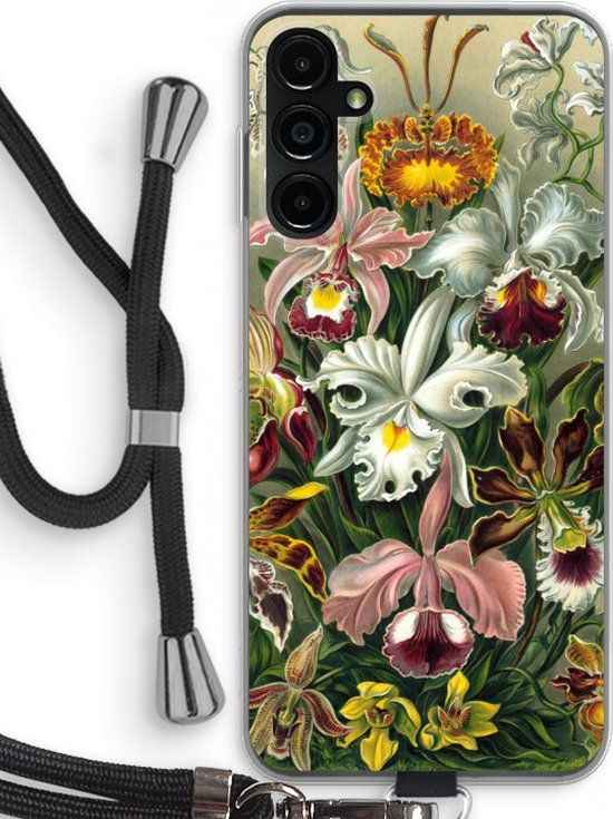 Case Company® - Samsung Galaxy A14 5G Hoesje met Koord - Haeckel Orchidae - TPU Back Cover