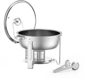 VEVOR Chafing Dish Set Buffet Voedselwarmer Roestvrij Staal 4.7L 2 Stuks Zilver