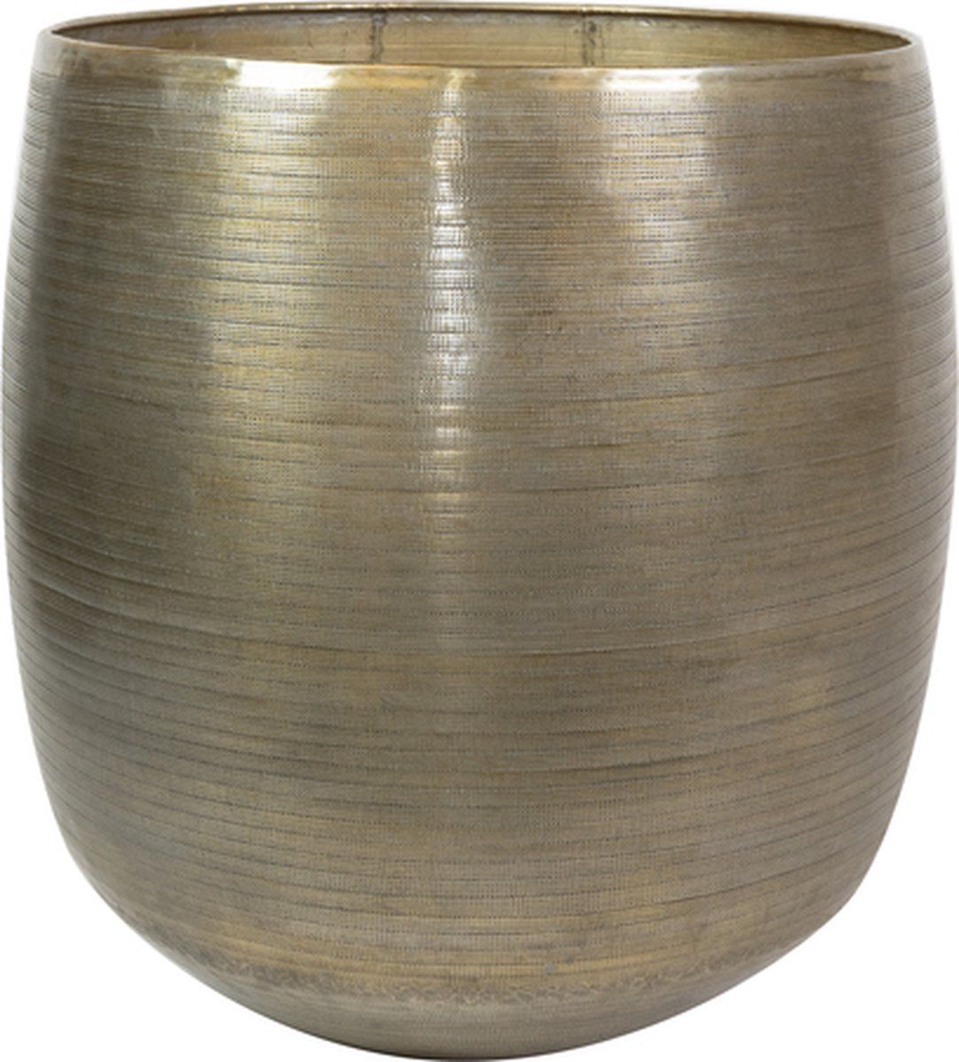 Steege TER Bloempot Aluminium Goud D 50 cm H 47 cm