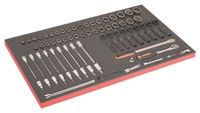 Bahco Foaminlay Fit&Go 40" met doppen en toebehoren 1/2" - 76-delig - FF1B02LM