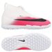 Nike Mercurial Superfly 11 Academy Tf Breakout - Blanc/noir/rose Enfant - Stabilisé (Tf), pointure 35½