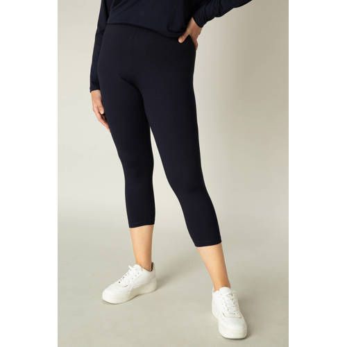 Base Level Curvy cropped legging Audrey - donkerblauw