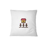 Bona Basics Decoratieve kussenhoes Wit 45x45 cm