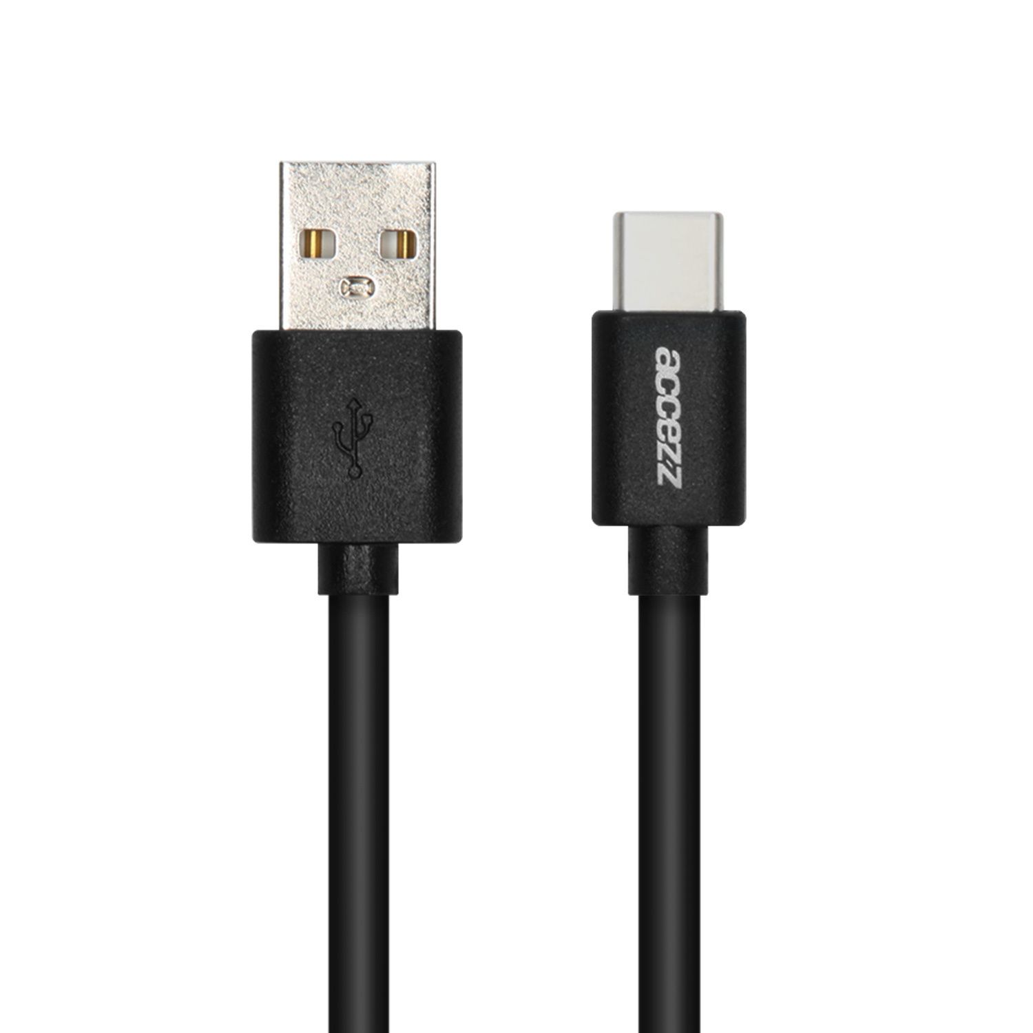Accezz USB kabel - 1 meter - Zwart | 8719295362138