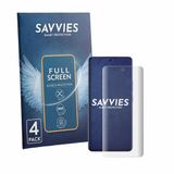 Savvies Screenprotector voor realme P4 Power 5G - Folie Beschermfolie Transparant Volledig Dekking 4 Stuks