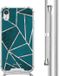 iMoshion Hoesje iPhone XR - Back Cover - Petrol Green Graphic