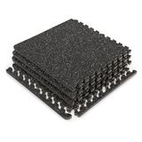 Marcy In elkaar grijpende Dual Density Rubber Top EVA Foam Home Gym Vloermat voor Oefenapparatuur & Accessoires MAT-40