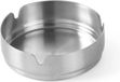 HENDI Compacte metalen asbak – roestvast staal – ⌀80x(H)30mm