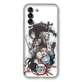 Achterkant Cokitec Achterkant bescherming voor Samsung Galaxy S21 Plus, Manga Demon Slayer, wit