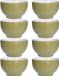 Excellent Houseware Bols à soupe/bols de service - 8x - Venice - céramique - D14 x H8 cm - vert