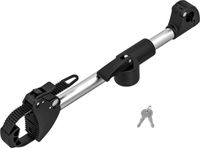 EUFAB 11248 Verstelbare strap-framehouder 40cm, zwart/zilver