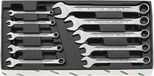 Stahlwille Ring- en steeksleutelset inch 1/4"-3/4" 10-delig