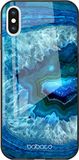 ERT GROUP Babaco Marble iPhone XS Max telefoonhoes van gehard glas