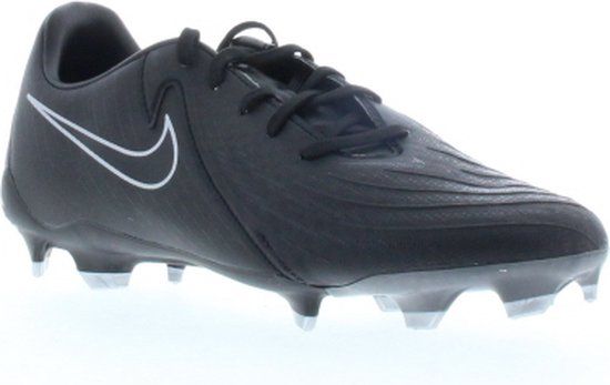 NIKE Phantom GX II Academy FG/MG Voetbalschoenen Mannen Zwart/Wit Maat 44.5