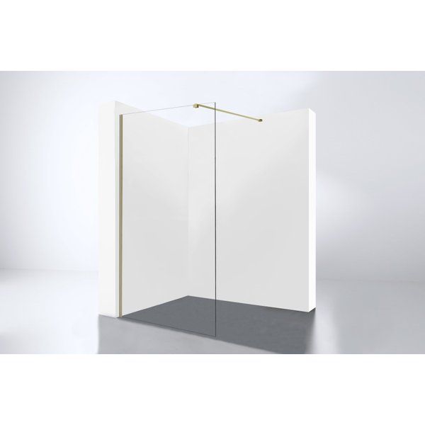 Best Design Dalis 500-Nancy inloopdouche 50x200cm 8mm veiligheidsglas NANO mat goud 4014900